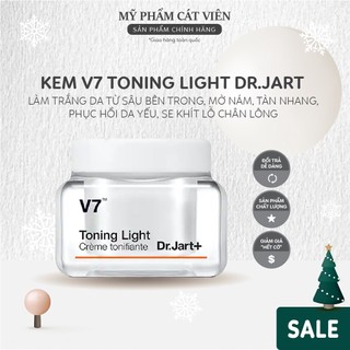 Kem dưỡng trắng da, nâng tone da V7 Toning Light DR.Jart làm trắng, mờ thâm sạm nám, se khít lỗ chân lông - Hàn Quốc