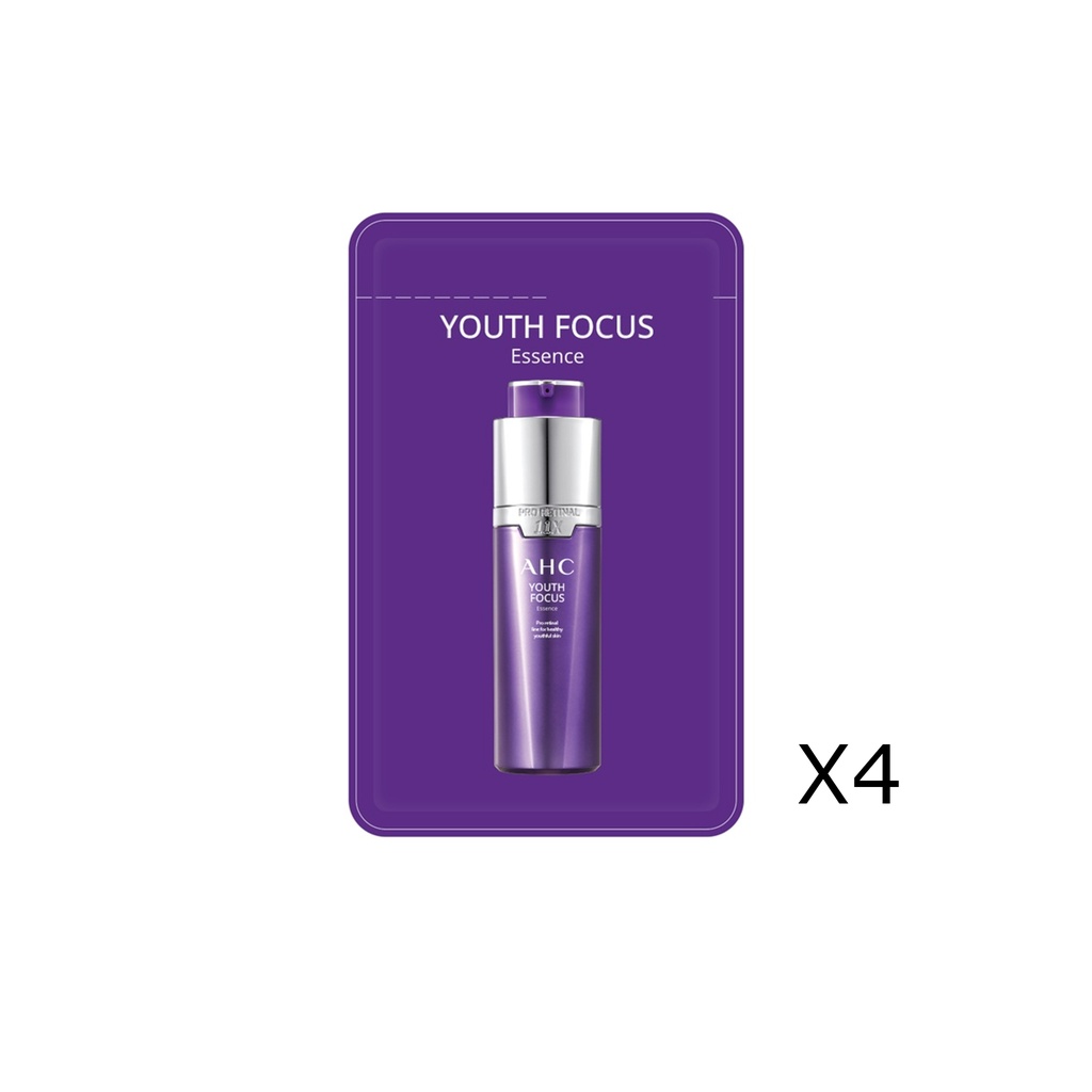 Sachet Tinh Chất - AHC YOUTH FOCUS ESSENCE SAMPLE POUCH 1.5ML x 4 Miếng