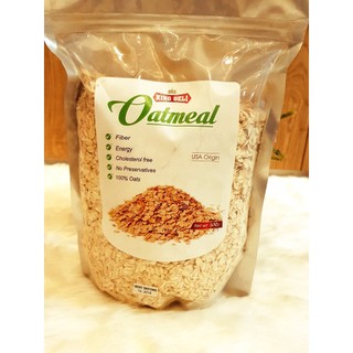 Yến mạch oatmeal nguyên hạt cán dẹt 500gr