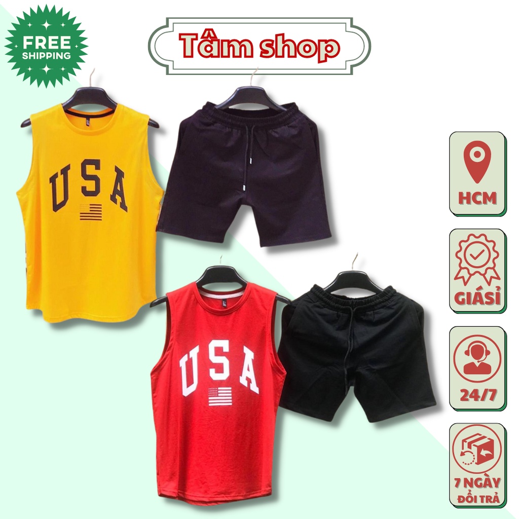 Đồ Bộ Thể Thao Nam Nữ USA - Set Quần Áo bốn mùa đẹp cao cấp mặc nhà đi chơi thoải mái 06 (TÂM SHOP)