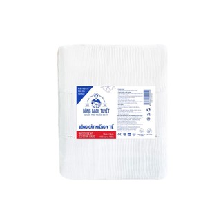 Combo 2 gói bông cắt y tế bạch tuyết 10x10 cm