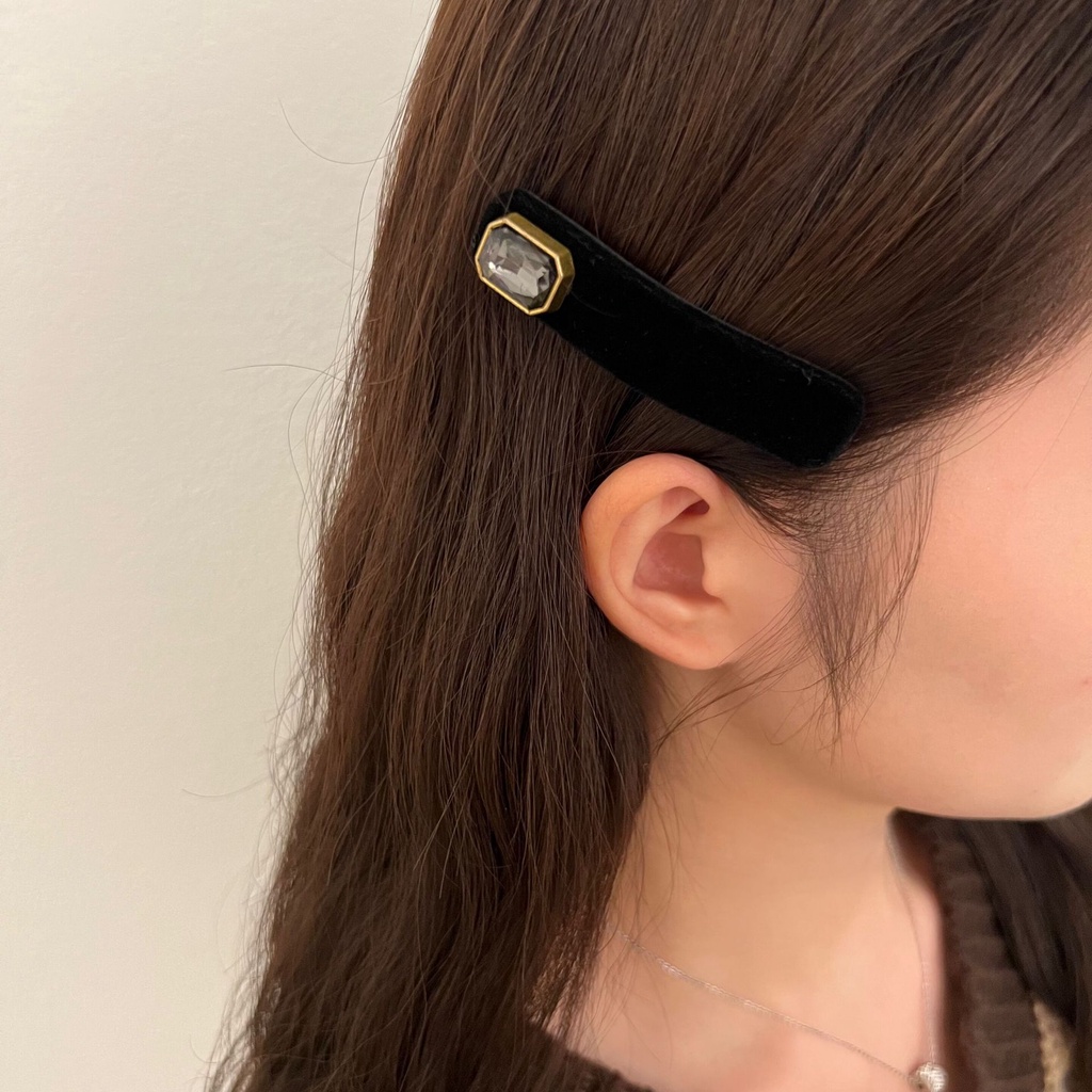 Kẹp Tóc Nơ Đính Đá Hàn Quốc Mới