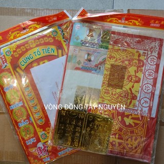 Bộ giấy cúng tổ tiên gia tiên kèm văn khấn