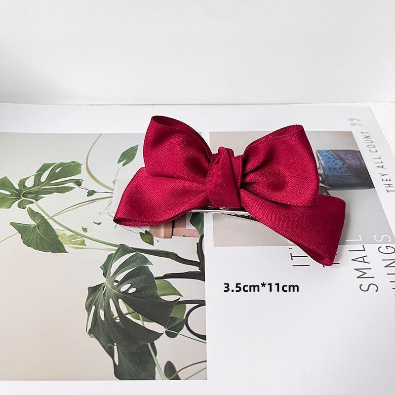 1 Kẹp Tóc Hình Nơ / Tai Mèo / Vịt Dễ Thương Cho Bé Gái