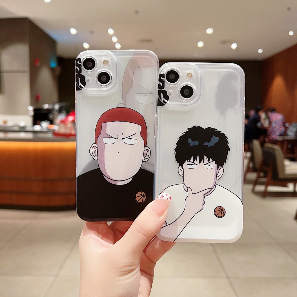 Ốp Lưng Chống Sốc Họa Tiết Hoạt Hình Slam Dunk Cho iPhone 14 / 13 / 12 / 11 / X / 8 / 7P