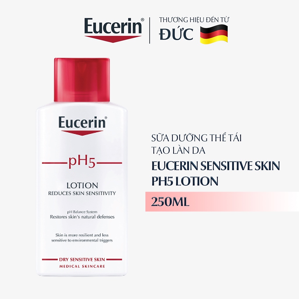 EUCERIN Sữa dưỡng thể cho da nhạy cảm pH5 Lotion 250ml