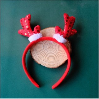 Bờm noel, cài tóc hình tuần lộc, cài tóc hình ông già tuyết