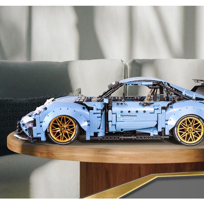 Porche 911 Bản Bóng Đêm 9806 Bản Khói Xanh 9805 Immaster Mô Hình Xe Technic Tỷ Lệ 1:10 Đồ Chơi Lắp Ráp 2258 Pcs