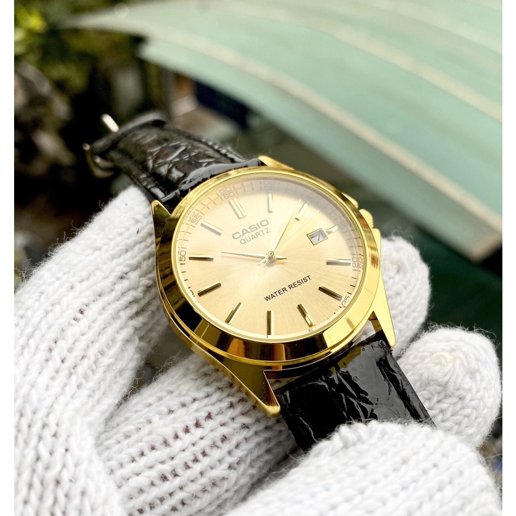 Đồng Hồ NAM CA.SI.0 C045 Vàng Chống Xước, Chống Nước - TẶNG 1 Dây da cao cấp + 2 pin AG4