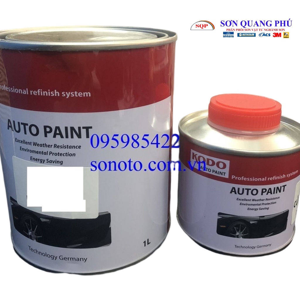 Sơn lót 2K KODO CF9920 1.25L xám lót prime 2 thành phần cho kim loại: nhôm, sắt, kẽm ô tô xe máy VATTUSONOTOXEMAY_323