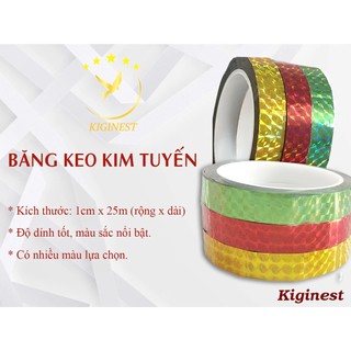 BĂNG KEO KIM TUYẾN DÁN HỘP YẾN SÀO - CUỘN 50M