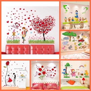 Decal dán tường, Decal trang trí phòng ngủ và trang trí phòng khách, decal dán tường cho bé, tranh dán tường