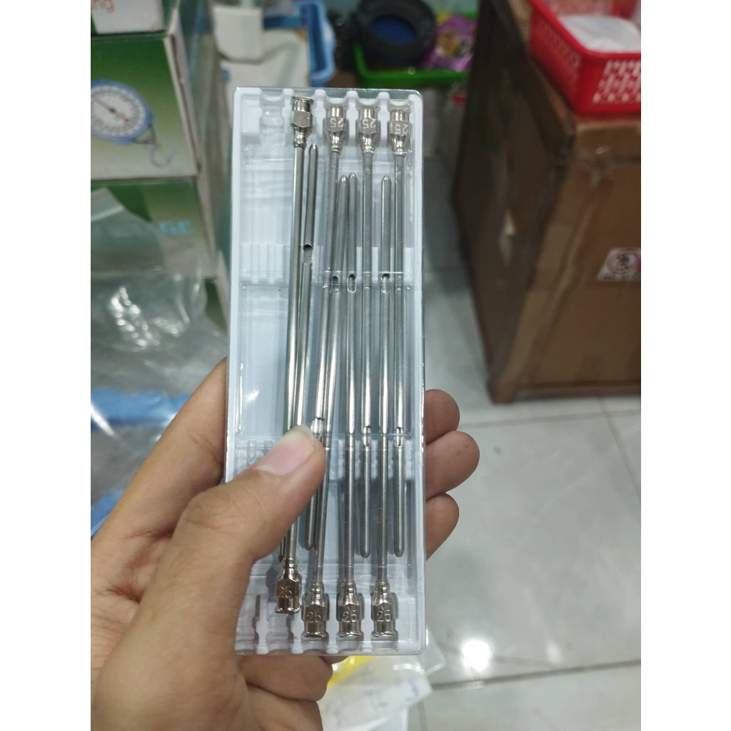 Kim thông vú bò sữa inox 10cm Trung Quốc