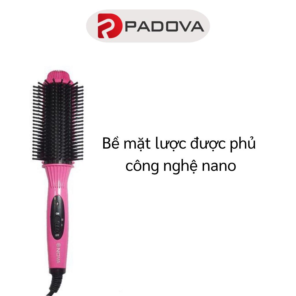 Lược Điện Chải Thẳng Tóc, Tạo Kiểu Tóc Uốn Cúp Cụp Xoay Tròn Chuyên Nghiệp PADOVA 2651