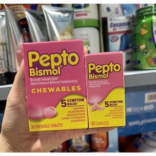 Viên tiêu hóa 30 viên Pepto Bismol chuẩn Mỹ