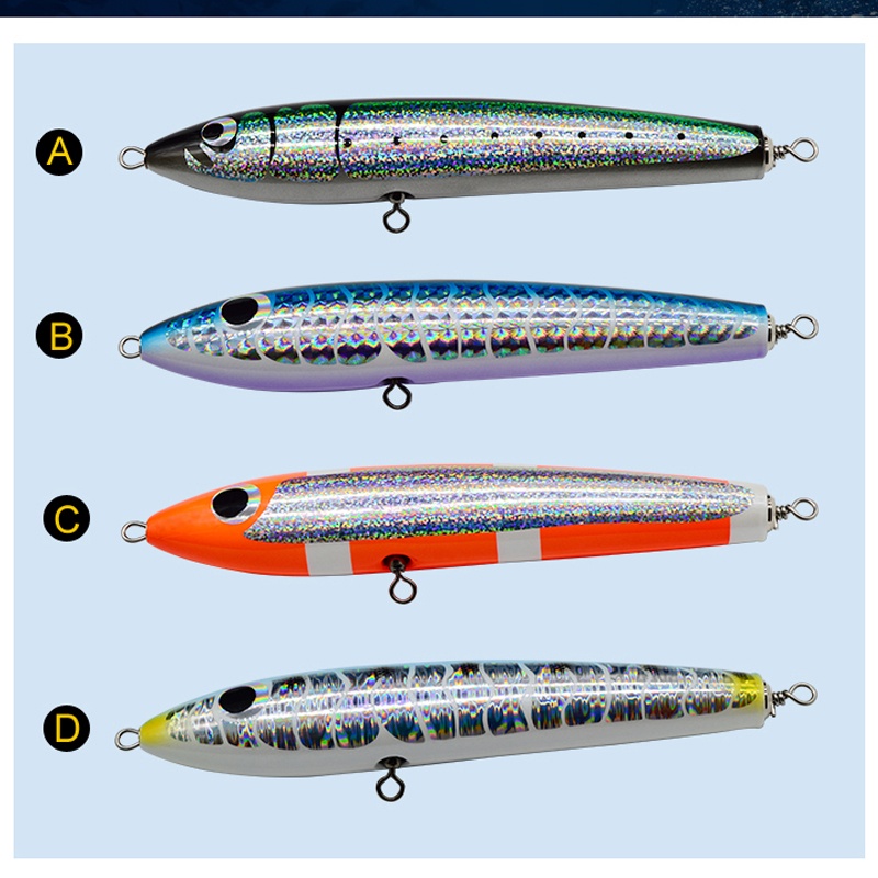 Mồi Câu Cá Giả Bằng Gỗ Thủ Công TL 65g 85g 120g 140g