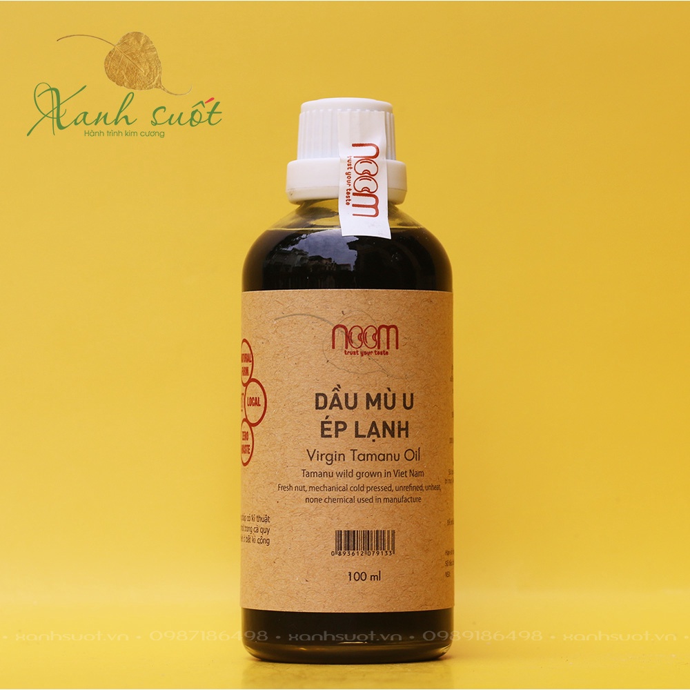 DẦU MÙ U ÉP LẠNH NGUYÊN CHẤT 100ML - TAMANU OIL 100ML - NHANH LÀNH MỤN/ DỊU VẾT ĐỐT CÔN TRÙNG/DƯỠNG DA OMEGA 3-9