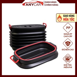 Thùng Đựng Đồ Co Giãn Gấp Gọn Cao Cấp Đa Năng Để Cốp Xe Ô Tô Dung Tích 40L