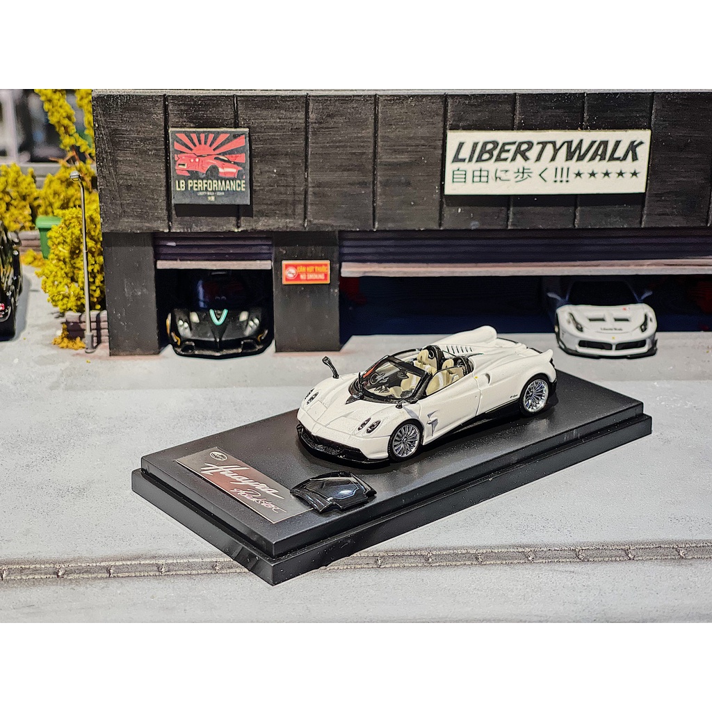 XE MÔ HÌNH PAGANI HUAYRA ROADSTER,TỶ LỆ 1/64 LCD
