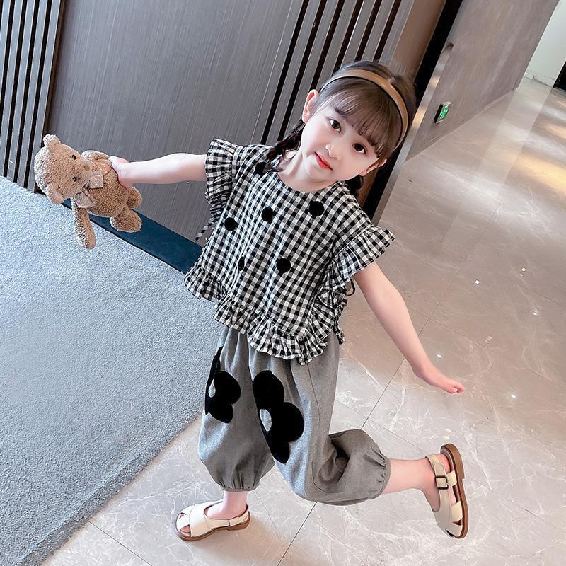 Hàng Mới Về Set Áo Thun Ngắn Tay In Họa Tiết Hoạt Hình Và Quần Short Thời Trang Mùa Hè Cho Bé Gái