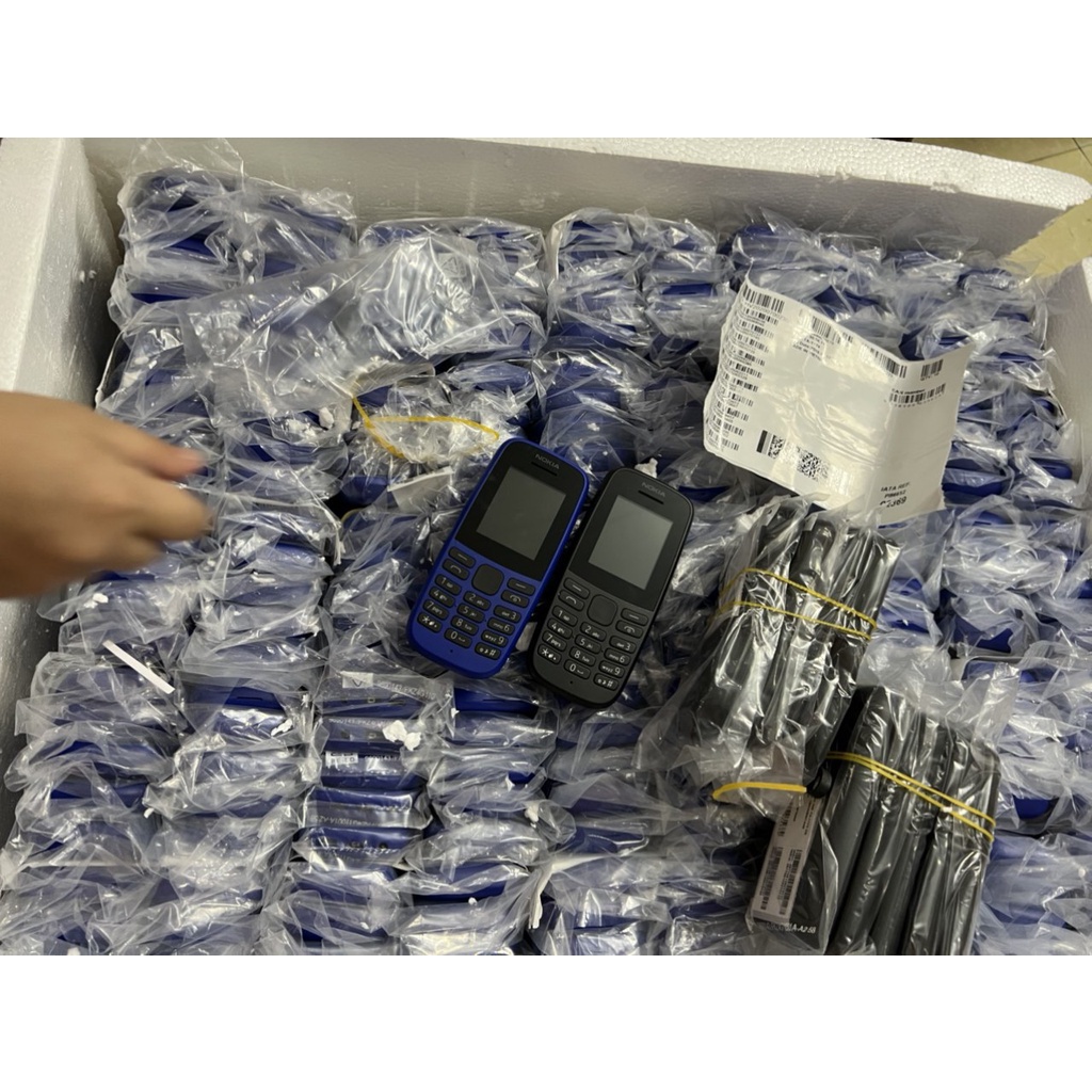 Điện thoại Nokia 105 2 sim máy mới 100% full box