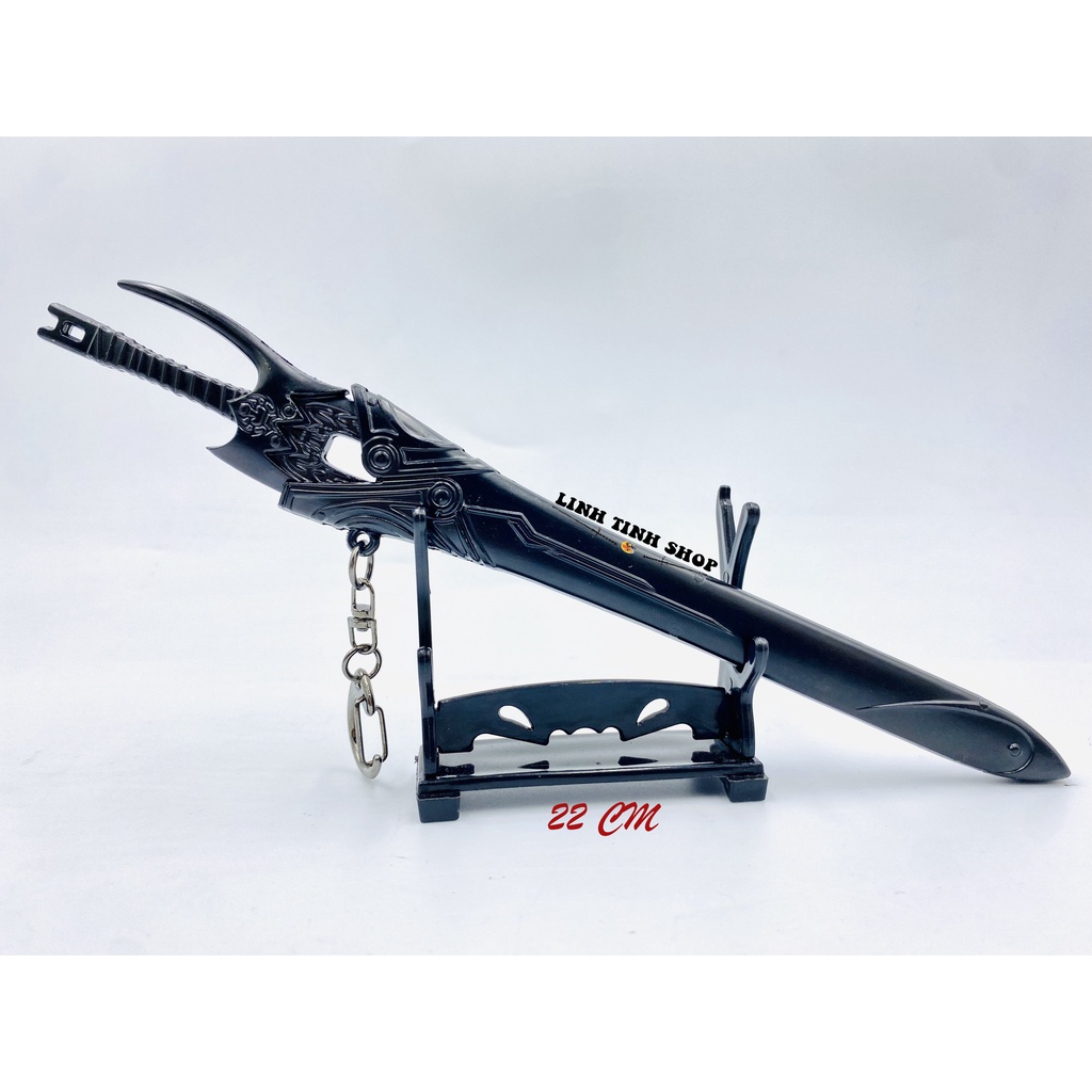 Móc khóa trưng bày Phong Vân Tuyệt Thế Hảo Kiếm Hắc Sắc