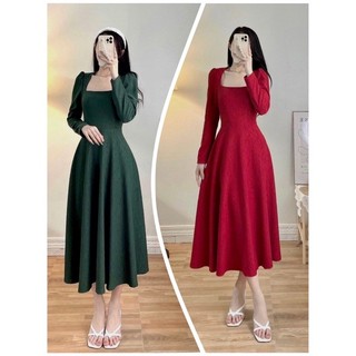 VÁY SÓNG CHẤT MỀM MỊN DÁNG XOÈ DÀI 110CM TIỂU THƯ VÀ NỮ TÍNH HOT NHẤT