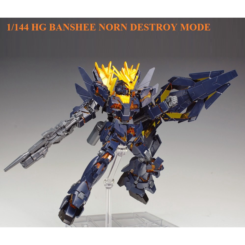 Mô Hình Gundam HG Unicorn /  Banshee Destroy Mode Daban HGUC 100 134 1/144 High Grade Đồ Chơi Lắp Ráp Anime