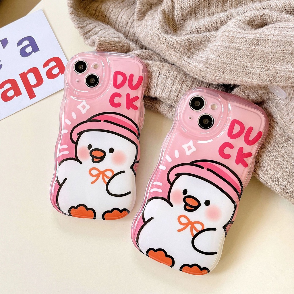 Ốp lưng điện thoại Iphone Vịt Hồng dễ thương