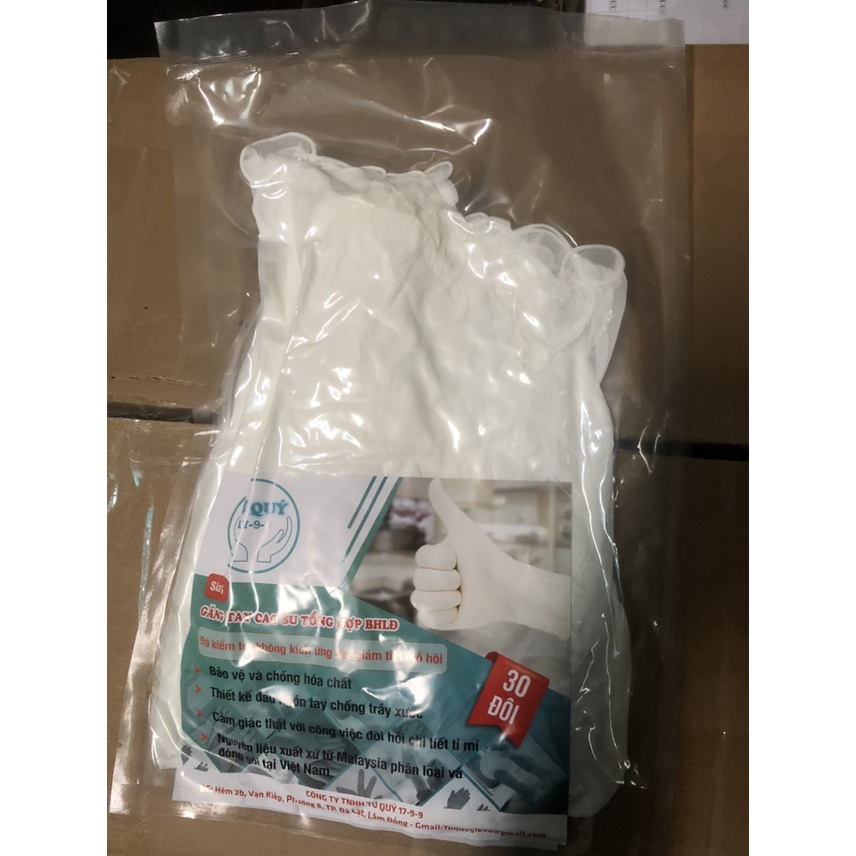 Găng Tay Cao Su Tứ Quý