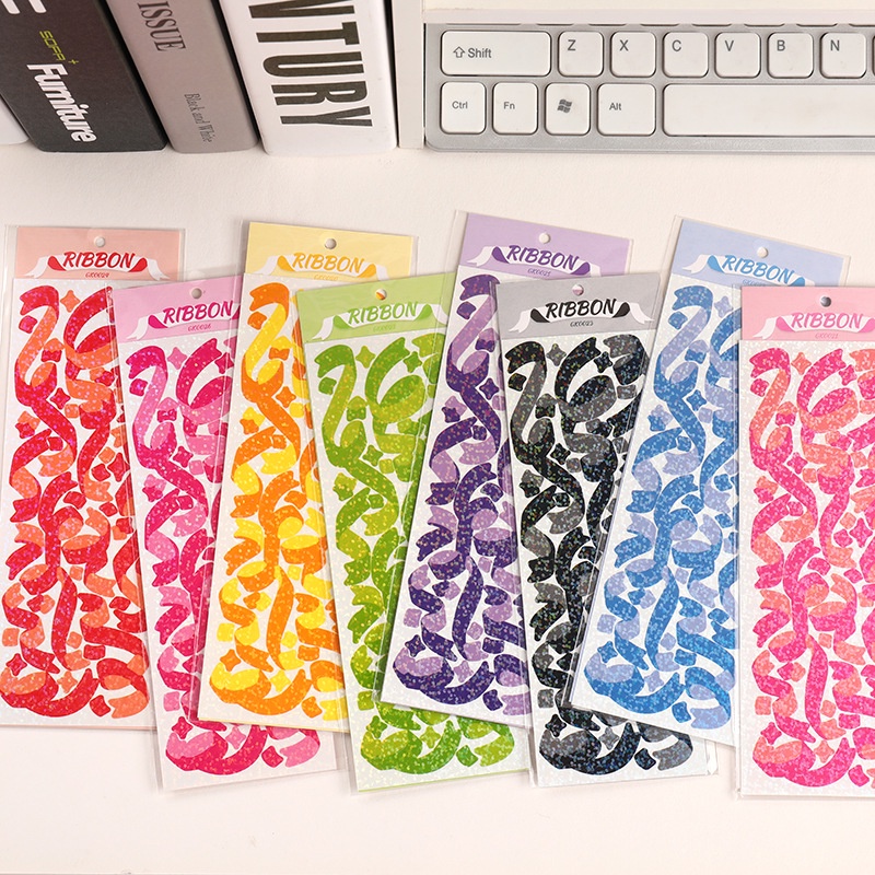 Miếng Dán Thẻ Cuckoo Kẻ Sọc Dọc Lấp Lánh GK0020