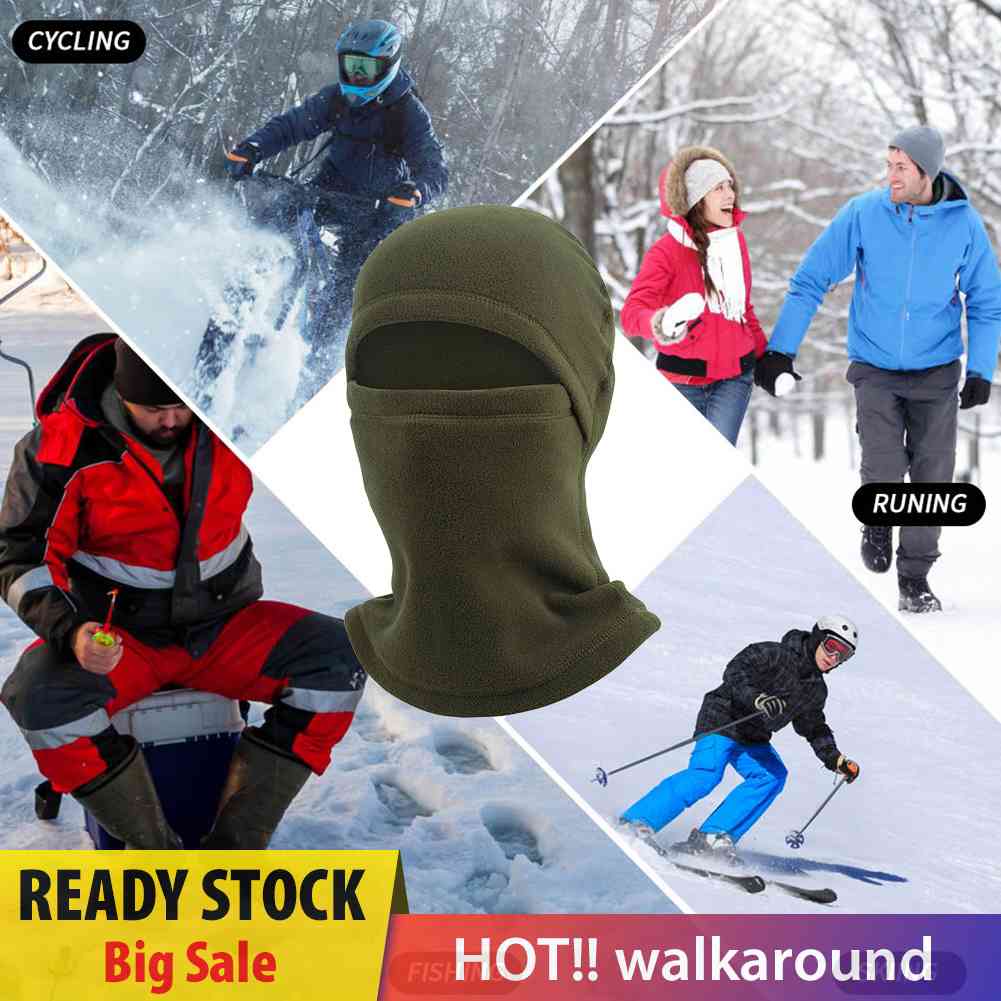 Mũ Balaclava Bằng Lông Cừu Giữ Nhiệt Thoải Mái Dùng Khi Đạp Xe / Trượt Tuyết