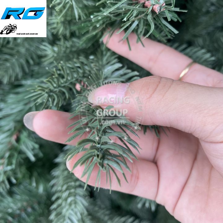 Cây Thông Noel PE Xanh Cây Thông Tự Động Cao 1m8 Tặng Kèm 1 Ngôi Sao Xi Bóng Trang Trí Giáng Sinh Hàng Việt Nam cao cấp