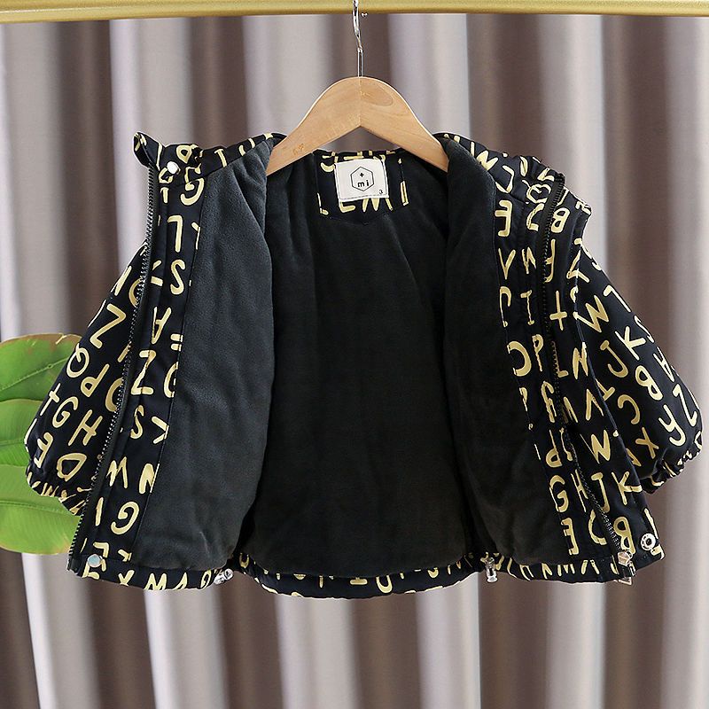 Áo Khoác Đệm Cotton Dày Dặn Phong Cách Thời Trang Mùa Đông Mới 2022 Cho Bé Trai