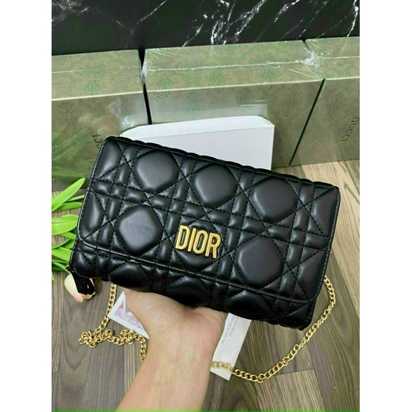 Ví cầm tay đeo chéo nhiều ngăn tag pra da