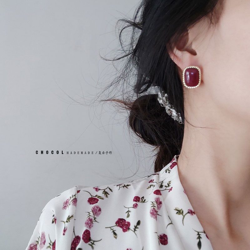 Bông Tai Mạ Bạc 925 Đính Ngọc Trai Thanh Lịch Thời Trang