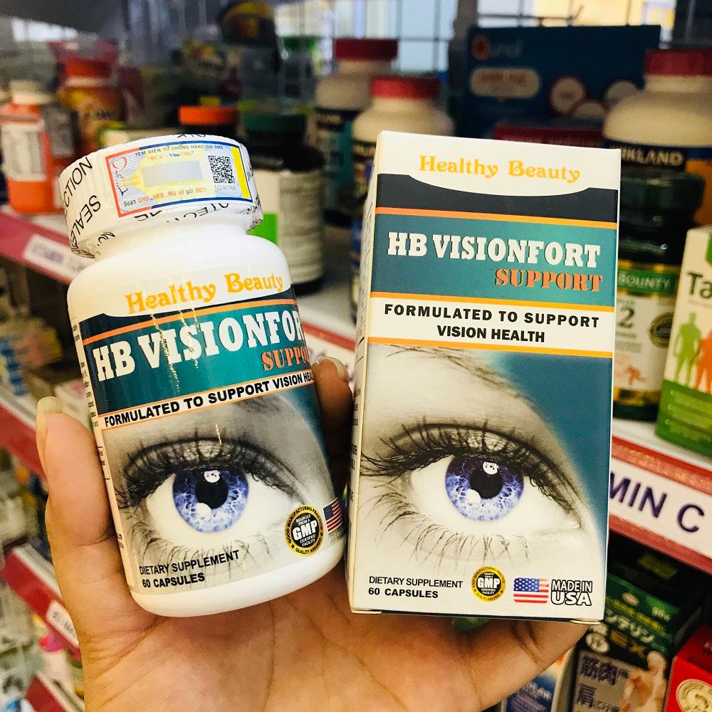 Viên Uống Bổ Mắt Hb Healthy Beauty Visionfort Của Mỹ