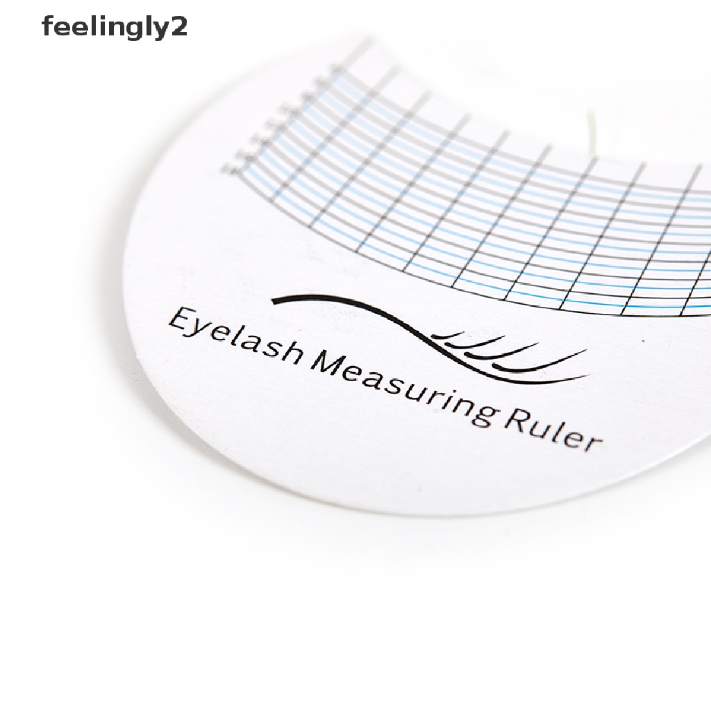 Bộ 5 / 10 Thước Đo Lông Mi / Lông Mày Dạng Cong Dài Dễ Sử Dụng