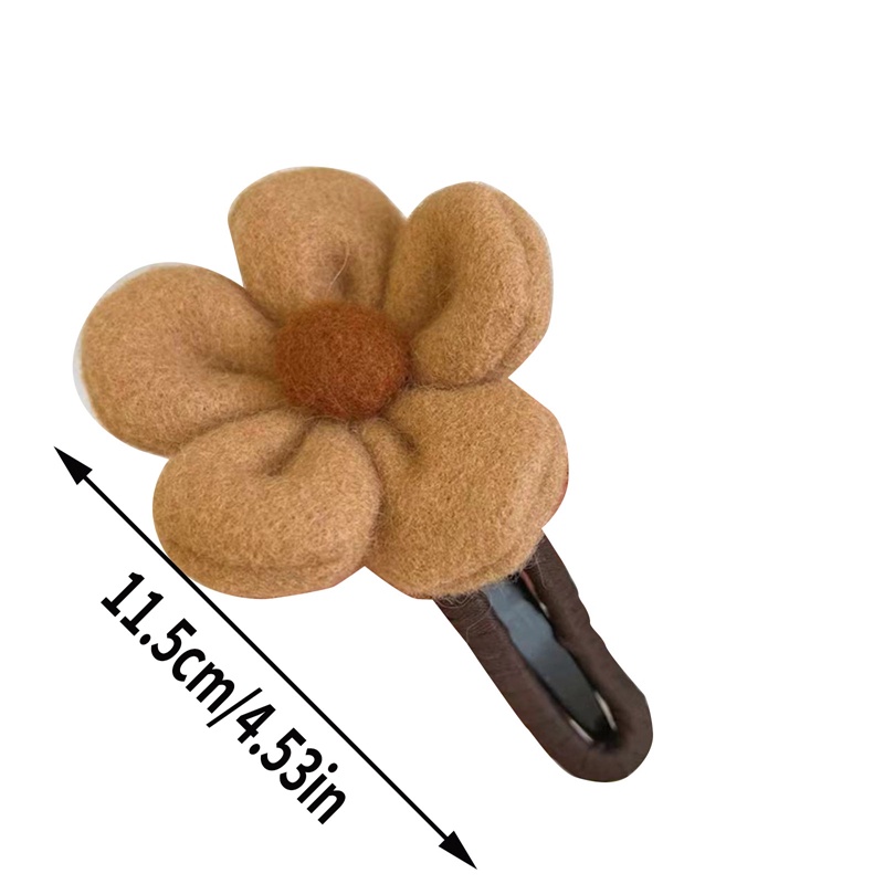 Kẹp Tóc Hình Bông Hoa Nhiều Màu Sắc Cỡ Lớn Thời Trang Xinh Xắn