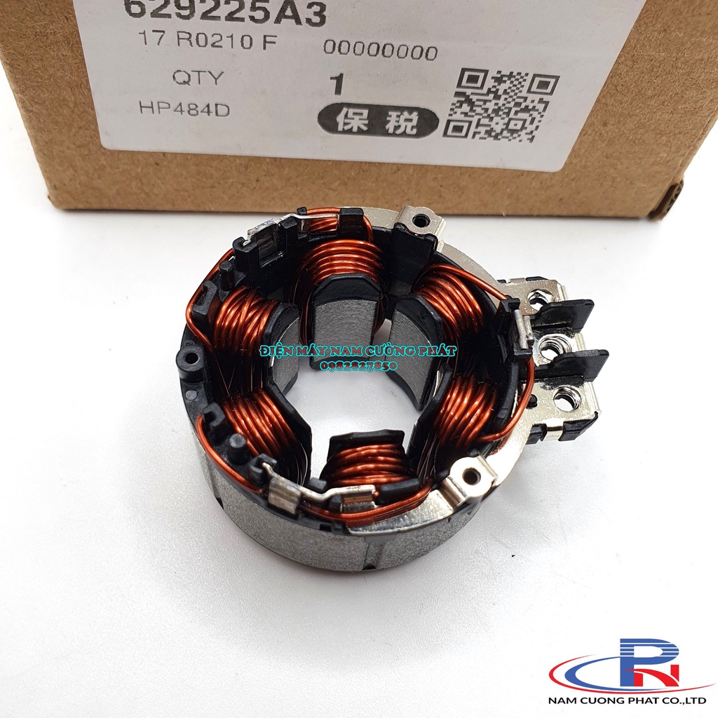 Stator máy khoan pin 18v Makita DDF484 DHP484 XPH12 629225-3