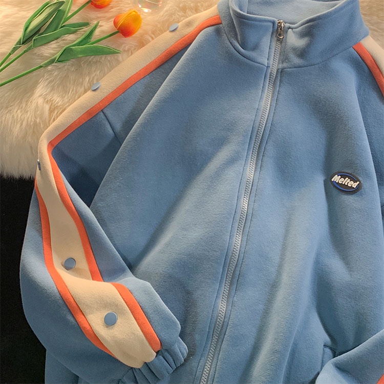 Áo khoác nỉ hoodie nam nữ Ulzzang Unisex, khóa zip kéo, chất liệu dày dặn – MayLinh Shop