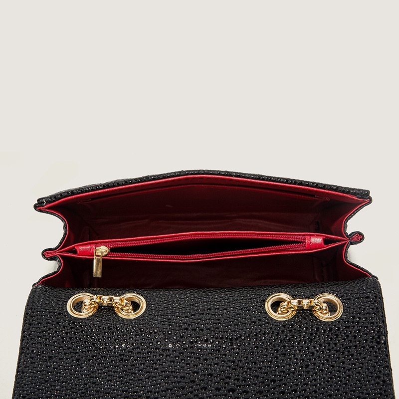 Túi Đeo Chéo Đô Thị Màu Trắng Họa Tiết Hình Thoi Đơn Giản Cho Nữ