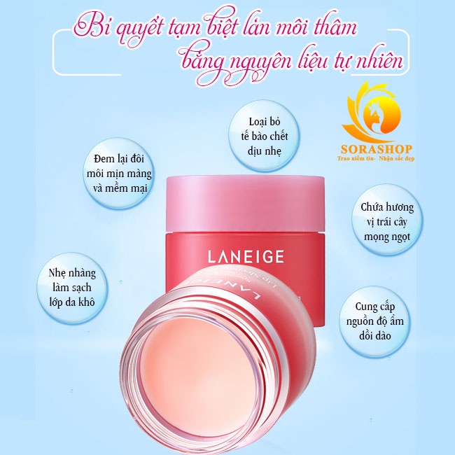 Mặt nạ ngủ - Mặt nạ ngủ cho môi Laneige Lip Sleeping Mask 20g