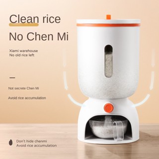 Thùng Đựng Gạo Dạng Nén 11kg Phong Cách Nhật Bản Chống Côn Trùng Chống Ẩm Tự Động Đo Lường Cho Nhà Bếp