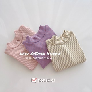 SET 3 ÁO GIỮ NHIỆT KẺ HÀN CHO BÉ