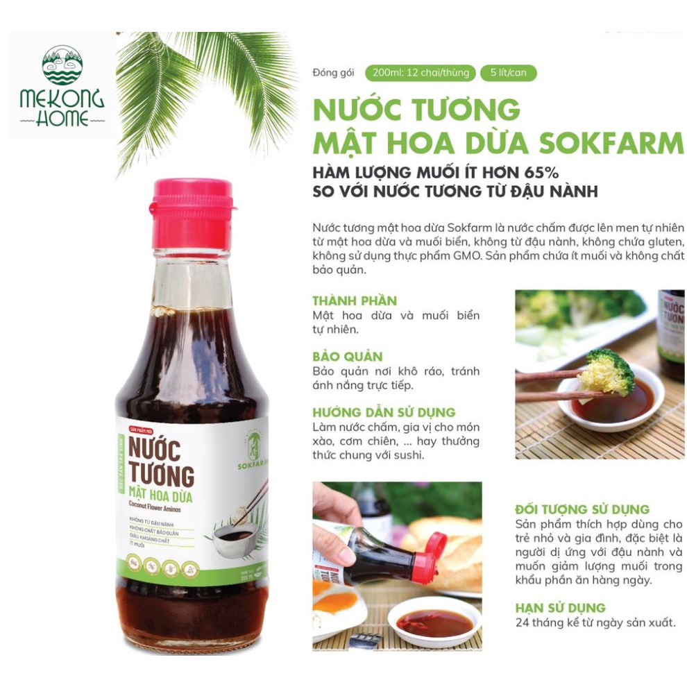 Nước Tương Mật Hoa Dừa - 200ml