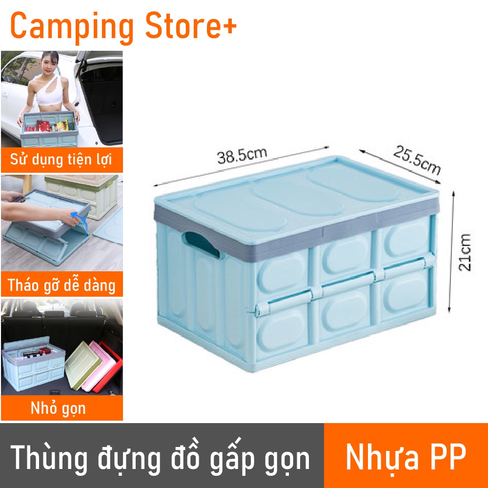 Thùng đựng đồ gấp gọn Tiện Dụng, ĐA NĂNG Thùng nhựa đựng đồ cốp sau ô tô chất liệu nhựa PP CAO CẤP