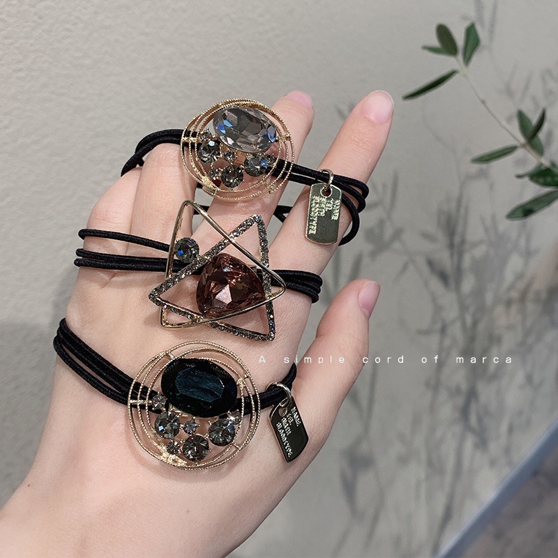 Cột tóc nữ đính đá tiểu hành tinh sang trọng, thanh lịch NiA shop PK099