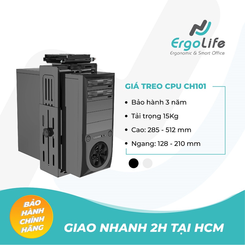 Giá treo CPU cho bàn Ergonomic