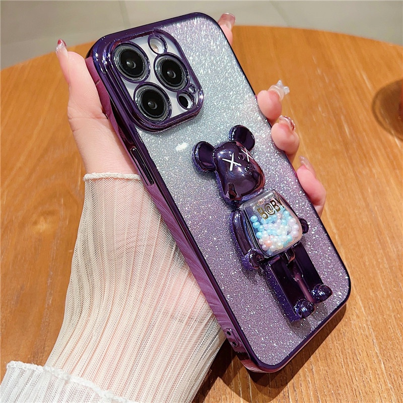 Ốp Điện Thoại silicone Mềm Chống Sốc Màu Gradient Cho iphone 14 13 12 11promax x xsmax